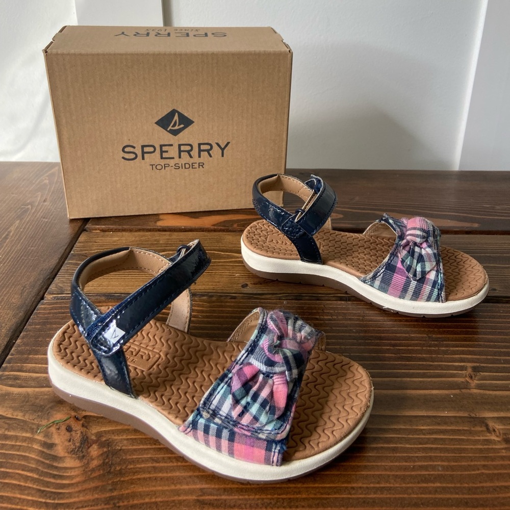 Sperry Plaid Sandals Girl